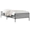 vidaXL Bettrahmen Grau Sonoma 80 x 200 cm Holzwerkstoff