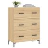 vidaXL Sideboard Sonoma-Eiche 69,5x34x90 cm Holzwerkstoff