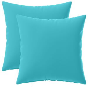 vidaXL Kissenbezug 2 pcs HEERLEN T&uuml;rkis 30 x 30 cm Polyester