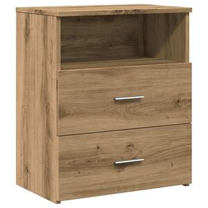 vidaXL Nachttisch Artisan-Eiche 50x32x60 cm Holzwerkstoff