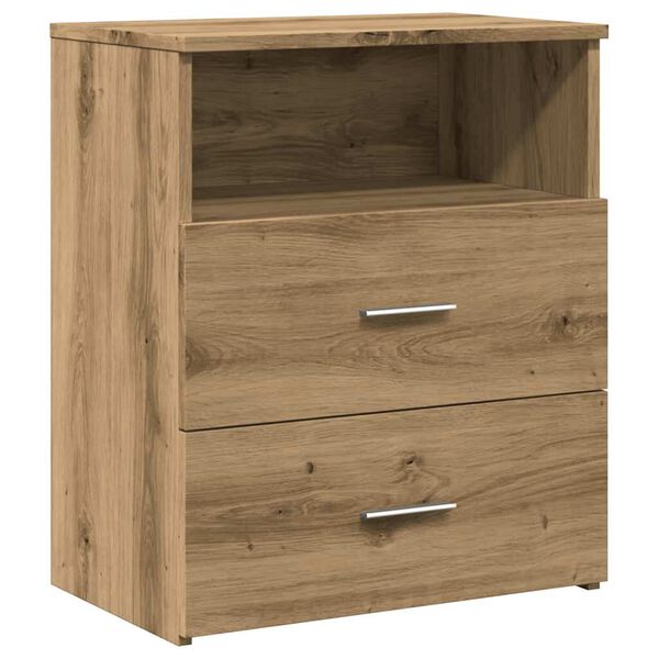 vidaXL Nachttisch Artisan-Eiche 50x32x60 cm Holzwerkstoff
