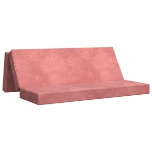 vidaXL Klappsofa Bett 200 x 67 x 45 cm Rosa
