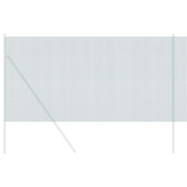 vidaXL Geschwei&szlig;ter Drahtzaun Gr&uuml;n 0,6 x 25 m