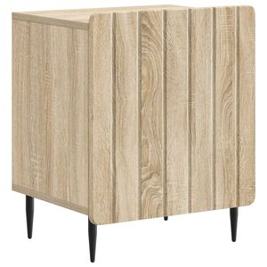 vidaXL Nachttisch Sonoma-Eiche 43 x 34,5 x 52 cm Holzwerkstoff