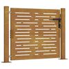 vidaXL Gartentor 100x75 cm Cortenstahl Quadratisches Design