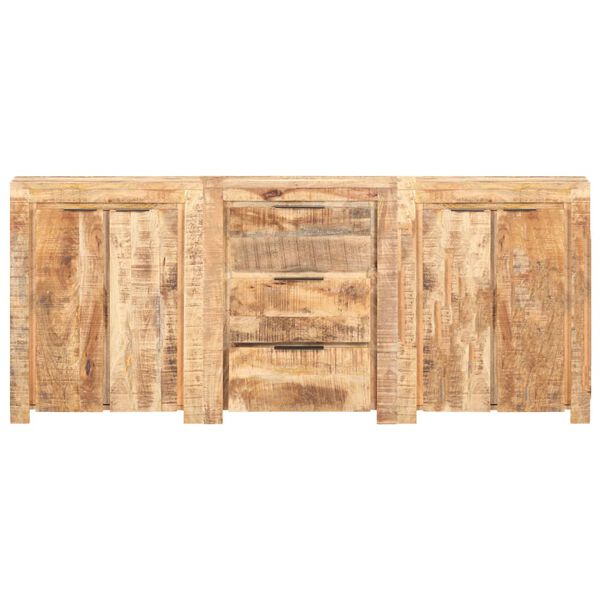 vidaXL Sideboard mit 3 Schubladen und 4 T&uuml;ren Mango Massivholz
