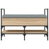 vidaXL Schuhbank Sonoma-Eiche 85,5x42x57,5 cm Holzwerkstoff