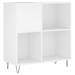 vidaXL Plattenschrank Weiß 84,5x38x89 cm Holzwerkstoff