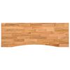 vidaXL Schreibtischplatte Hellbraun 140x50x2,5 cm Massivholz Eiche