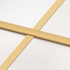 vidaXL Schiebet&uuml;r Golden 90x205 cm Matt ESG-Glas und Aluminium