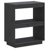 vidaXL B&uuml;cherregal Grau 60x35x71 cm Massivholz Kiefer