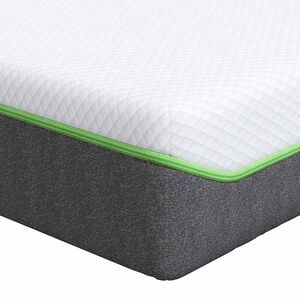 vidaXL Matratze Mittelweich 70 x 200 cm Wei&szlig; und Grau