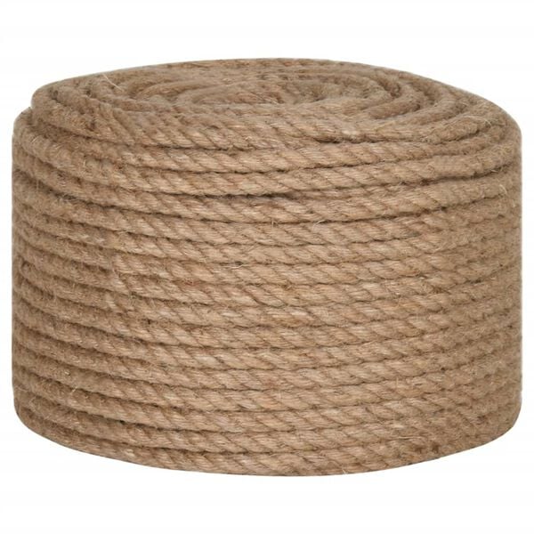 vidaXL Seil 100% Jute 12 mm 100 m
