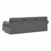 vidaXL Sofa Dunkelgrau 215 x 138 x 80 cm Stoff