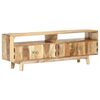 vidaXL TV-Schrank 130x30x45 cm Raues Mangoholz