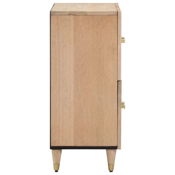vidaXL Beistellschrank 60x33x75 cm Massivholz Mango