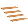 vidaXL Treppenstufen 4 stk. 120 x 30 x 2 cm Hellbraun Massivholz Buche