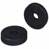 vidaXL geeignet f&uuml;r Flachscheiben 2 pcs Schwarz &empty;15 x 3 mm