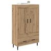 vidaXL Highboard Artisan-Eiche 69,5 x 31 x 115 cm Holzwerkstoff