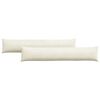 vidaXL Sofakissen 2 St&uuml;ck Creme 200 x 40 cm Cordstoff