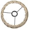 vidaXL Lampenschirm Korbweide 30 x 20 cm Natur
