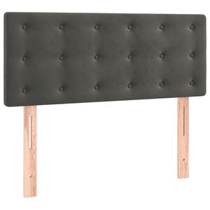 vidaXL Kopfteil Dunkelgrau 80x5x78/88 cm Samt