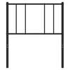 vidaXL Ersatz-Kopfteil Metall Schwarz 80 cm
