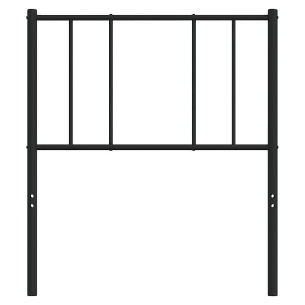 vidaXL Ersatz-Kopfteil Metall Schwarz 80 cm