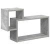 vidaXL Wandregal Wandhalterung Betongrau 55 x 15 x 35 cm Holzwerkstoff