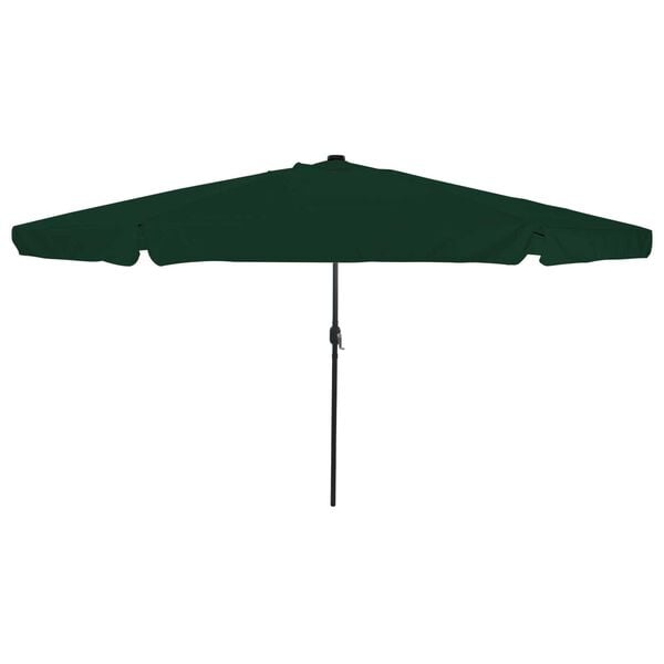 vidaXL Garten-Sonnenschirm Gr&uuml;n 395 x 395 x 245 cm Polyester