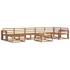 vidaXL Outdoor-Sofagarnitur 8 pcs Natur Massivholz Akazie