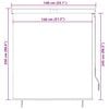vidaXL Au&szlig;enrollo 140x250 cm Anthrazit