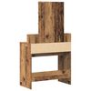 vidaXL Schminktisch mit Regal Altholz 80 x 41 x 144,5 cm Holzwerkstoff
