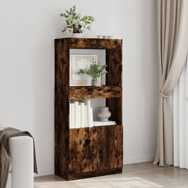 vidaXL Highboard R&auml;uchereiche 63x33x140 cm Holzwerkstoff