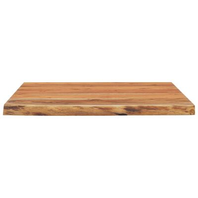 vidaXL Schreibtischplatte 80x80x2,5 cm Massivholz Akazie Naturkante