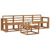 vidaXL Outdoor-Sofagarnitur 5 pcs Natur Massivholz Akazie