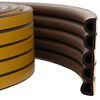 vidaXL Selbstklebende Fensterdichtung Braun 12 x 10 mm 100 m