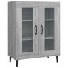 vidaXL Sideboard Grau Sonoma 69,5x34x90 cm Holzwerkstoff
