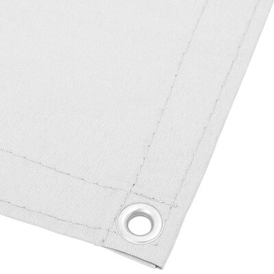 vidaXL Balkon-Sichtschutz Weiß 75x1000 cm 100 % Polyester-Oxford