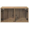 vidaXL Wandschrank Artisan-Eiche 68 x 37 x 35 cm Holzwerkstoff