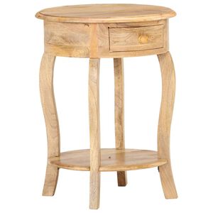 vidaXL Beistelltisch 37x37x61 cm Massivholz Mango