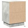 vidaXL Nachttisch Beton Grau 39 x 34,5 x 50 cm Holzwerkstoff