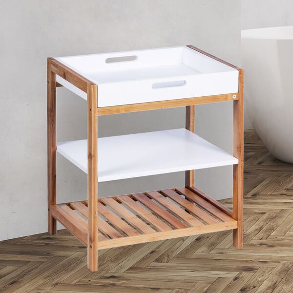 HI Badregal Multifunktional 40x30x50 cm Bambus