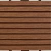 Braune Terrassenfliesen 11 Stk. 30 x 30 cm WPC 1 qm