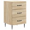 vidaXL Nachttisch Sonoma-Eiche 43 x 41 x 66,5 cm Holzwerkstoff