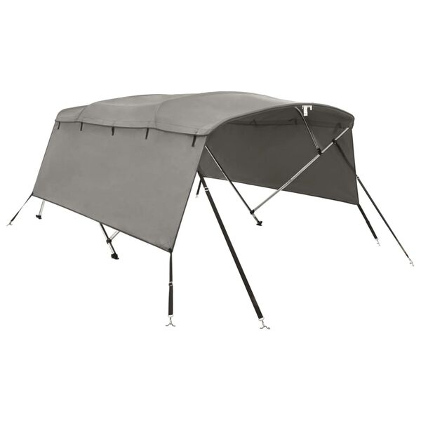 vidaXL 4-Bow Bimini-Top mit Seitenteilen 243x(230-244)x137 cm