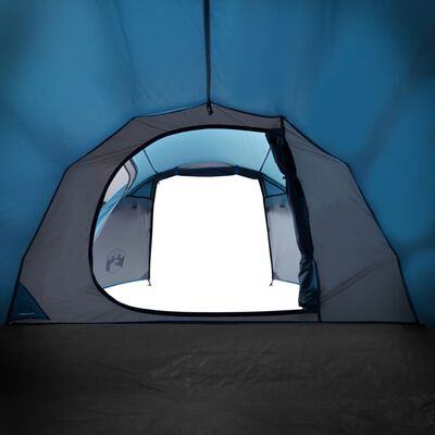 vidaXL Tunnelzelt 3 Personen Blau Wasserdicht