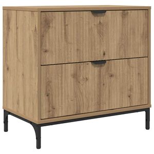 vidaXL Nachttisch Artisan-Eiche 63,5 x 36 x 61 cm Holzwerkstoff