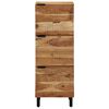 vidaXL Highboard mit Regal Natur 40 x 33,5 x 110 cm Massivholz Akazie