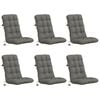 vidaXL 6-teiliges Hochlehner Kissenset VIANEN 6 stk. 100 % Polyester